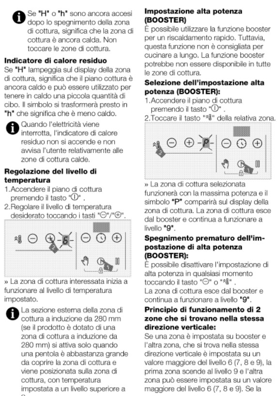Pannello controllo