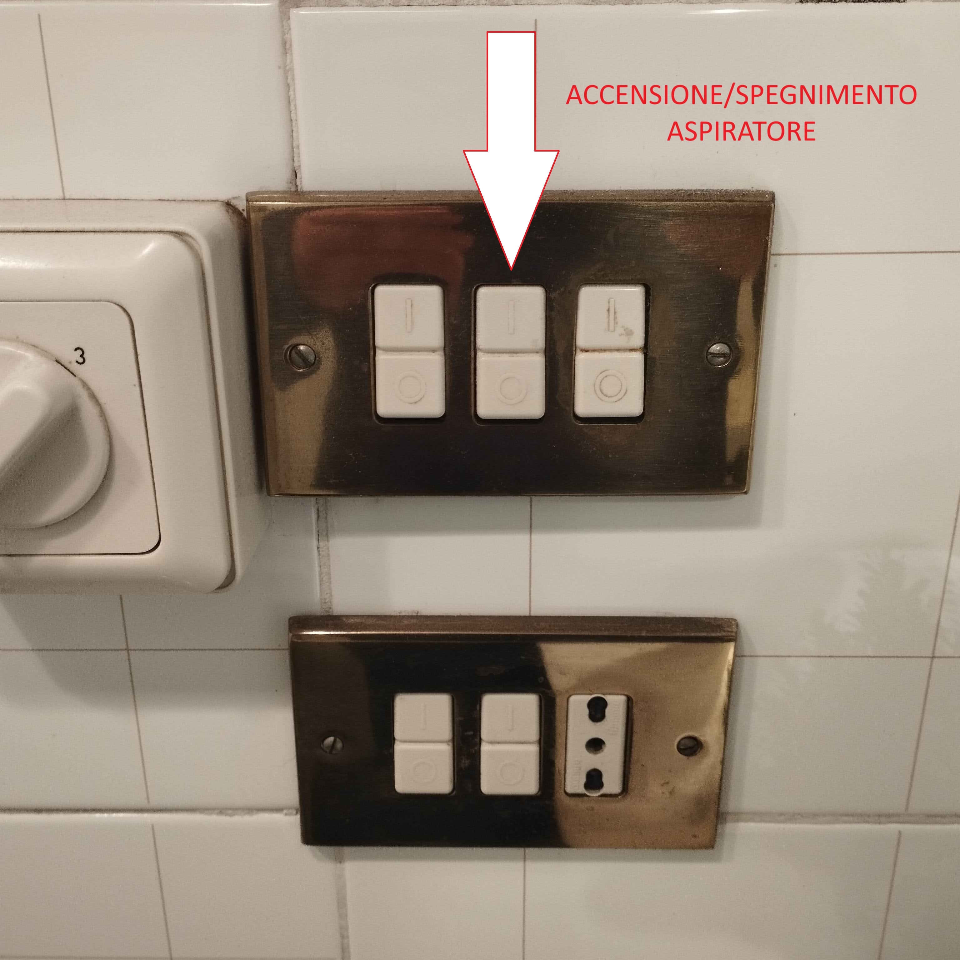Accensione Aspiratore
